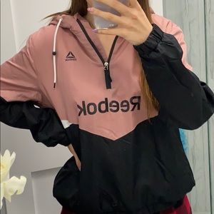 Reebok fleece windbreaker